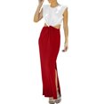 thumbnail image 2 of Gspmoly Robes d'Été pour Femmes 2025, Robes d'Été Aguichant pour Femmes à Col Rond Fendu Sans Manches Patchwork Dos Nu Robes Formelles pour Femmes Économies d'Été Liquidation, 2 of 7