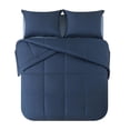 thumbnail image 4 of Mainstays All in One Reversible Comforter and Sheet Set, 7-Piece, Double, Navy, 4 of 10