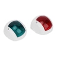 thumbnail image 1 of Navigation Signal Light, Secure 2PCS Boat Side Light IP66 Waterproof Red Green Lighting  For Pontoons Yachts White,Black, 1 of 8