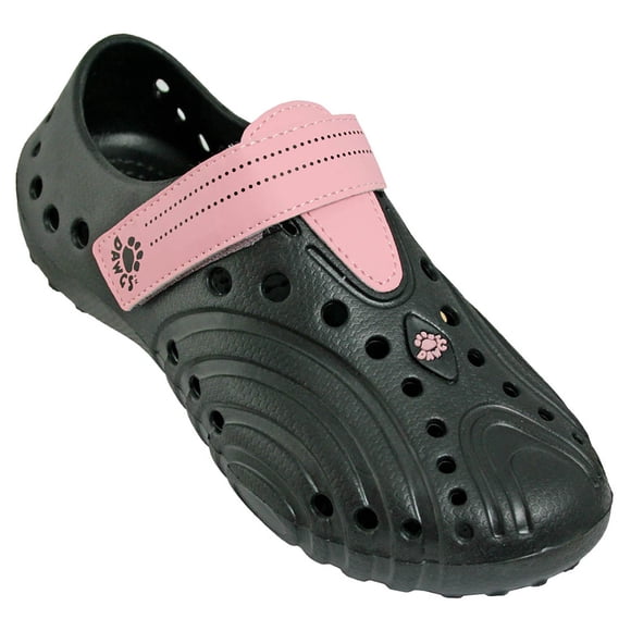 Women's Ultralite Spirit Shoes Black with Soft Pink Size 5-6