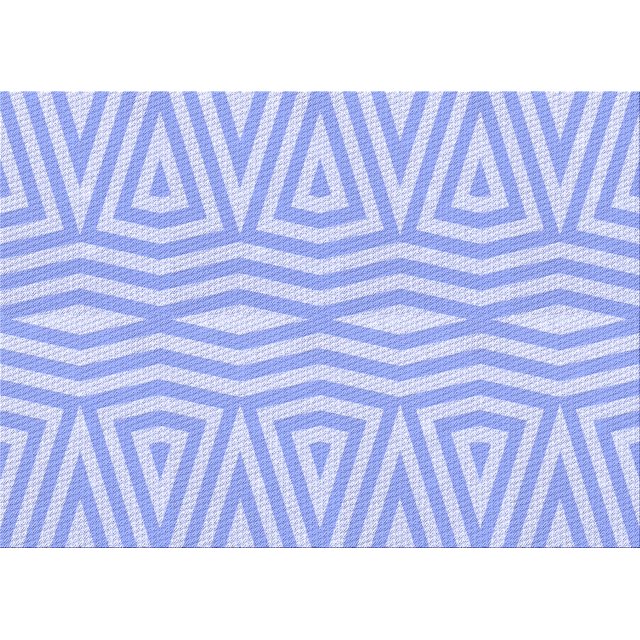 Ahgly Tapis Rectangulaire Lavable en Machine Intérieur Transitionnel Bleu Ciel, 7 Pieds x 10 Pieds