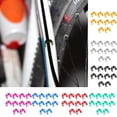thumbnail image 4 of S SERENABLE 10 Pieces Aluminum Clip Cable Housing Hose Guide for Road Various Gold, 4 of 9