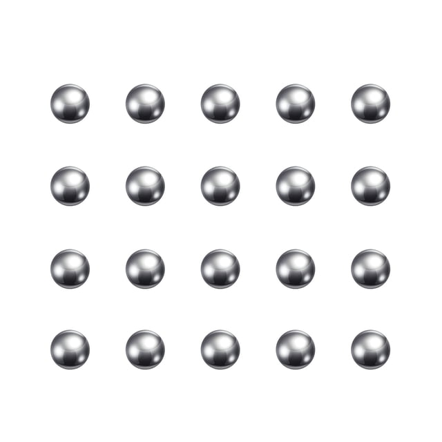 Unique Bargains Billes de Précision pour Roulements en Acier au Carbone 7 mm pour Réparation Bricolage, Lot de 50