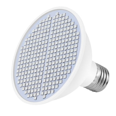 Indoor Plant LED Grow Light Bulb, Red and Blue Spectrum 200 LED Plant Bulbs E27 Grow Light, Suitable for Seedling Hydroponics Succulent Flowers and Vegetables Greenhouse (85-265V)