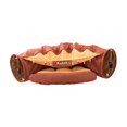 thumbnail image 3 of DOLITY Bunny Tunnel Bed Interactive Foldable Soft Cats Tunnel Tubes Toys with Removable brown, 3 of 9