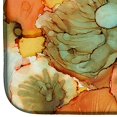 thumbnail image 4 of Carolines Treasures 8959DDM Abstract Flowers Teal & orange Dish Drying Mat, 4 of 4