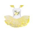 thumbnail image 1 of Robe Fille Mignonne Tutu Danse Ballet Jaune 2-3 Ans, 1 of 5