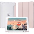 thumbnail image 1 of Compatible for iPad Air 3 Case, iPad Case with Pencil Holder, Soft TPU Translucent Frosted Back Auto Wake/Sleep Smart Cover Cases (Pink), 1 of 9