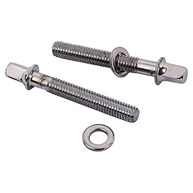 Transemion 2 Pieces Drum Set Screws Professional Frame Components Drums Mounting Screw As shown 50mm 1Set