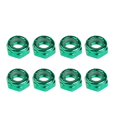 thumbnail image 2 of 8pcs Longboard Screw Nuts Skateboard Truck Axle Screw Nuts Replacement Green, 2 of 7