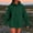 Green, variant on Women's Hoodies & Sweatshirts Comfortable and Stylish Solid Color Drop Shoulder Hoodie With Pockets for Everyday Wear and Casual Outings