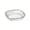 White-768, variant on Popular Picks,Four-Pack Transparent PET Tableware Set, Squared Household Dish Set for Snacks, Fruits, and Vegetables, | Plastic, Gold-768 $BS$3