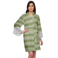 thumbnail image 1 of Moomaya Printed Cotton Robes For Women Plus Size Kimono Robe Short Nightwear, 1 of 6