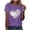 Violet, variante sur Meichang Chandails de Baseball Femmes T-Shirts Graphiques Cœur de Baseball Chandails Manches Courtes Hauts Col Rond Décontracté Coupe Ample T-Shirts Mode d'Été Maman T-Shirts Bleu TTG