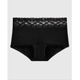 thumbnail image 4 of Boyshort Panty in Tuxedo Black, 4 of 5