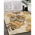 thumbnail image 3 of Ahgly Company Machine Washable Indoor Rectangle Transitional Khaki Gold Area Rugs, 5' x 7', 3 of 7