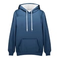 thumbnail image 3 of LIaqionyy Mens Hoodies Sweatshirts Casual Drawstring Pullover Long Sleeve Sweatshirt Tops with Pockets, 3 of 5