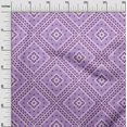 thumbnail image 2 of oneOone Cotton Silk Fabric Diamond|Triangle & Check Geometric Print Fabric BTY 42 Inches Wide, 2 of 4