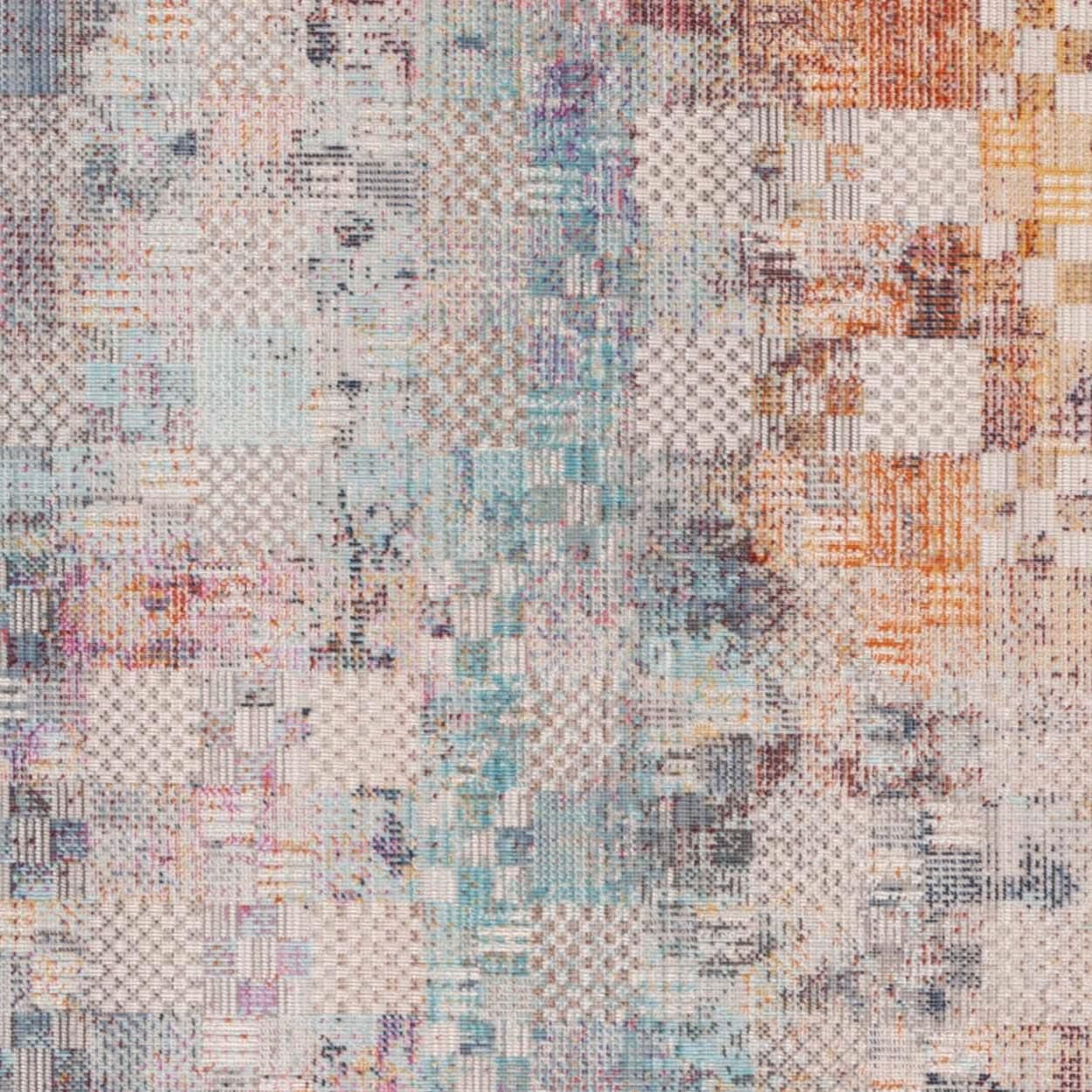 SAFAVIEH Rainbow Jamel Abstract Indoor/Outdoor Area Rug