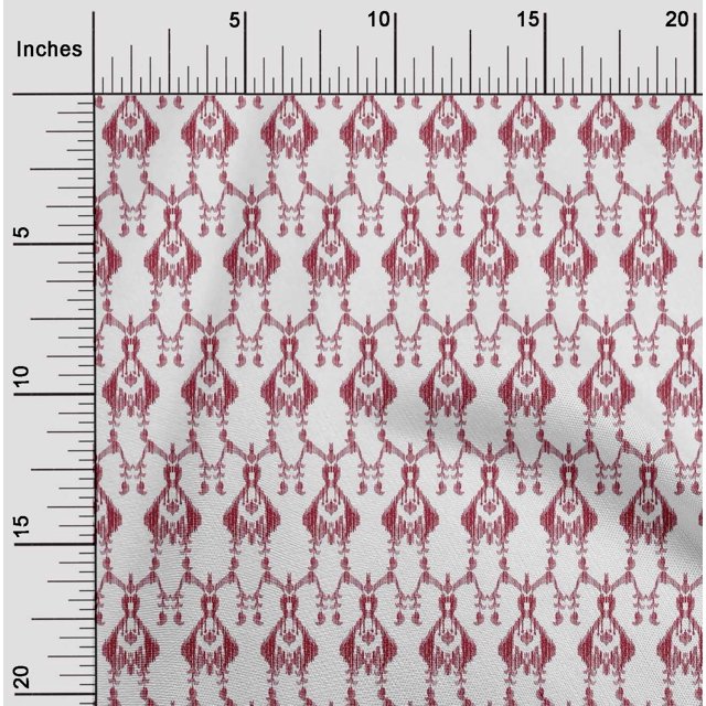 oneOone Cotton Flex Fabric Paisley Ikat Fabric Prints By Yard 40 Inch Wide