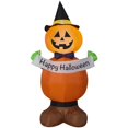 thumbnail image 2 of Halloween Inflatable Pumpkin Witch, 2 of 4