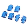 thumbnail image 4 of Roller Skating Protective Gear, Good Cushioning Knee Elbow Pad Guards  For Outdoor Sports Blue, 4 of 8