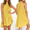 thumbnail image 1 of Mefallenssiah Womens Holiday Irregular Dress Ladies Summer Beach Sleeveless, 1 of 1