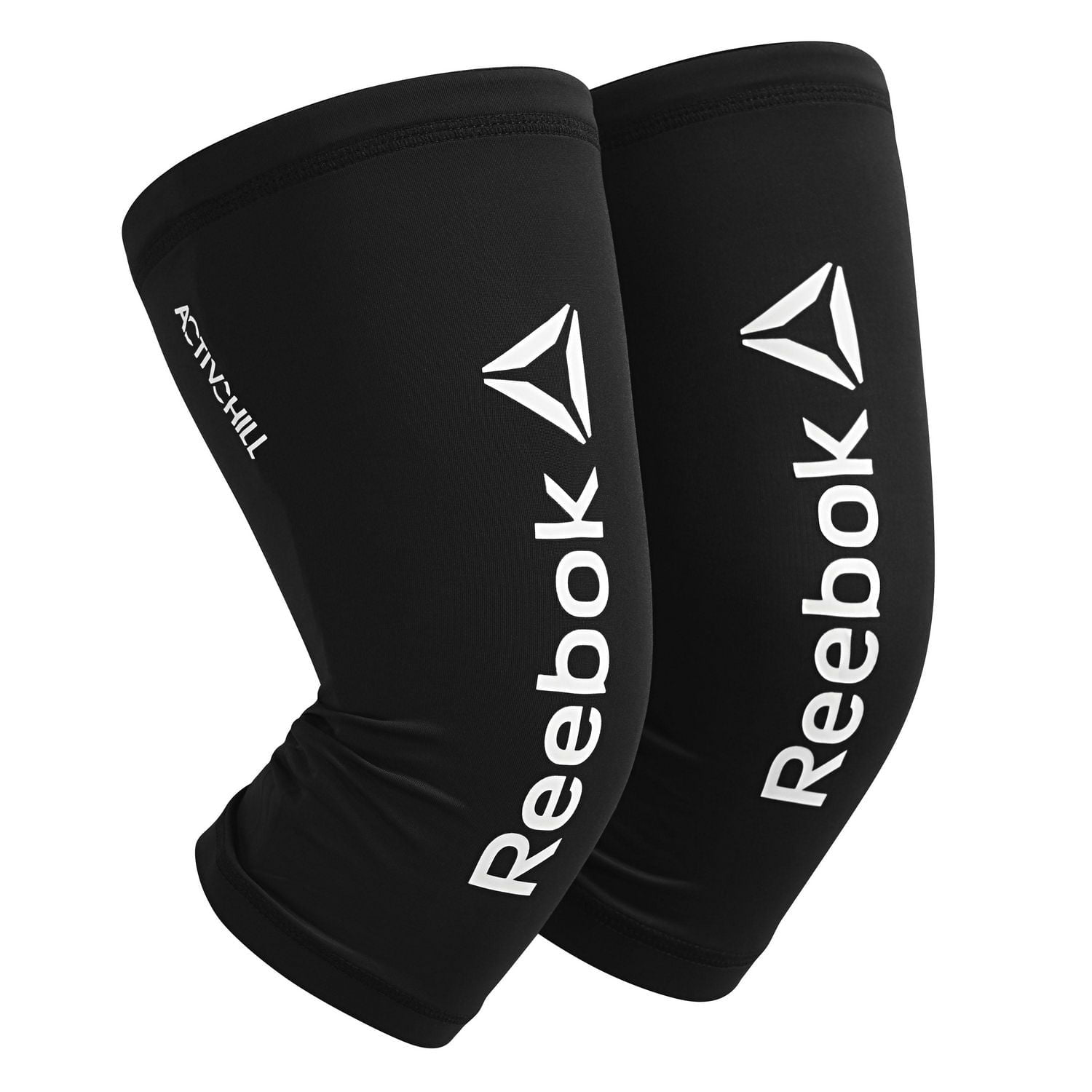 Reebok Delta ACTIVCHILL Compression Knee Sleeve, Black, S/M, Set of 2