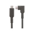 thumbnail image 4 of StarTech.com Câble USB-C Robuste à Angle Droit de 6 Pi (2 m), USB 3.2 Gen 1 (5 Gbps), Câble de Transfert de Données USB-C vers C, Mode Alt DP 4K 60 Hz, Alimentation 100 W - Câble USB-C à 90 Degrés (RUSB315CC2MBR) - Câble USB - 24 Broches USB-C (m) Droit vers 24 Broches USB-C (m) à Angle Droit - USB 3.2 Gen 1 -, 4 of 15