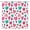 Red/pink/teal, variant on Valentine''s Day Shower Curtain Black White Heart Dots Modern Women Romantic Fabric Curtain with Hooks for Bathroom Decor,70x70 Inch