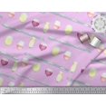thumbnail image 3 of Soimoi polyester Crepe Fabric Wine Glass Bar Print Sewing Fabric Yard 42 Inch Wide, 3 of 3