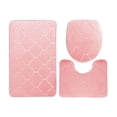 thumbnail image 2 of Back To School!Thick Bathroom Rugs Mat,Bath Mats for Bathroom Floor Non Slip Non Skid Washable,Bathroom Toilet Cover Bathroom Mats Absorbent Printed Floor Mats Bathroom Toilet 3 Piece Floor Mat Set, 2 of 8