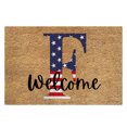 thumbnail image 2 of TopLLC Bathroom Rugs 4th Of July Door Mat Patriotic Doormat Entryway Rug Welcome Independence Day Doormat Stain And Fad Patriotic Decor Welcome Outdoor Mat A map, 2 of 2