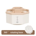 thumbnail image 2 of Pompotops 5-grid Multi-function Large-capacity Desktop Storage Box Student Office Pen Bucket Makeup Brush Holder Rotating, 360-degree Rotating Personalized Pen Holder Clearance, 2 of 3