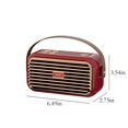 thumbnail image 3 of Cameland Bluetooth Speaker Outdoor Portable Bluetooth Stereo Radio Wireless Retro Handheld Support, 3 of 5