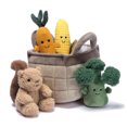 thumbnail image 3 of Lambs & Ivy Plush Veggie Basket Play Set with Interactive Stuffed Vegetable Toys, 3 of 4
