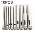 thumbnail image 1 of Bgsha 10PCS -Coated Core Saw Drills Set 3/4/5/6/8mm for Tile Glass Ceramic, 1 of 5