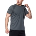 thumbnail image 3 of Charmo Men's Short Sleeve Rashguard UPF 50+ Swimwear Top Swim Shirt, 3 of 6