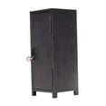 thumbnail image 1 of veasfak Mini Locker Decorative Iron Girls Lockbox for Stationery Jewelry Living Room black, 1 of 9