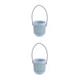 thumbnail image 4 of Transemion ABS Decorate With Lightweight Planter With Removable Strape And Wall-Mount Option Inner Layer Hollowed Out For Better Blue 8.7*9.5*20.5cm 2Set, 4 of 6