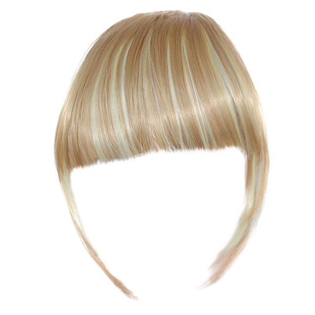 Fridja Bandeau Tressé Frange Synthétique Frange Résistante à la Chaleur Extensions de Cheveux pour Femme