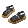 thumbnail image 2 of JDQJBZ Boys's Sandals Toddler Retro Hook Loop Closure Summer Beach Sandals Soft Sole Non Slip, 2 of 5