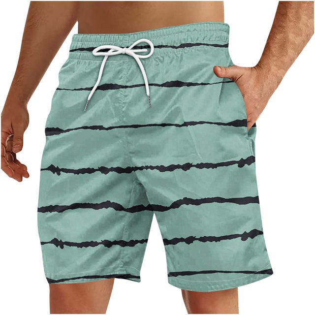 Soki Beach Casual Shorts for Men Striped Shorts on Clearance