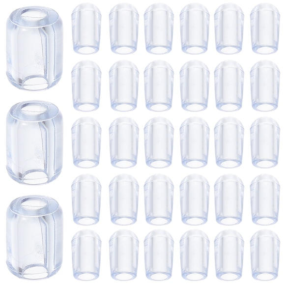 SHISUYAN 80pcs Sink Grid Protectors Kitchen Sink Wire Protective Rack Feet PVC Sink Replacement Feet