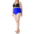 thumbnail image 2 of RELLECIGA Bas de Bikini Froncé Taille Haute pour Femmes, 2 of 6