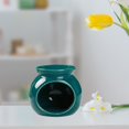 thumbnail image 1 of Ceramic Essential Oil Burner Melt Burner for Bathroom Meditation Kitchen Green, 1 of 8