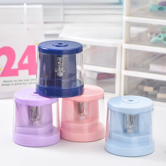 Uscallm 4Pcs USB Rechargeable Automatic Pencil Sharpener Electric Pencil Sharpener forKidsStudents Office Home Study Classroom Art Supplies