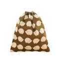 thumbnail image 1 of pitrice Cotton Blend Linen Home Storage Travel Use Printing Bag with the Drawstring, 1 of 9