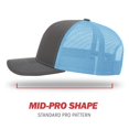 thumbnail image 3 of Casquette Trucker Snapback Ajustable, Ajustable, Bleu CharcoalColumbia, 3 of 6