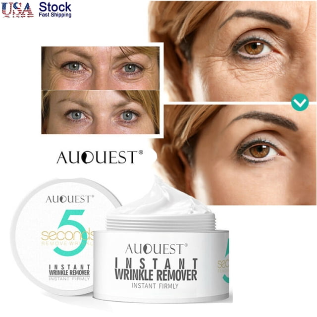 Crème Anti-âge, 5 Pcs 5 Secondes Anti-Rides Crème Instantanée pour le Visage Raffermissante Hydratante - 0,7 Oz